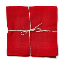 Threads Slub Napkin S/4 Red