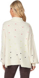 White Novie Pom-Pom Sweater