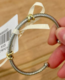 Two Tone Double Cross Cuff