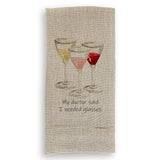 My Doctor Said I Needed Glasses: Dishtowel