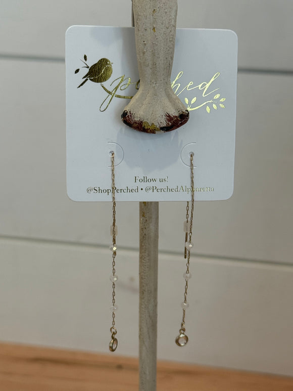 Loop Around Gold Studs