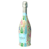 Timeless Christmas Trees Prosecco Bottle Wrap