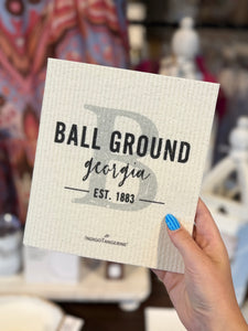 Ball Ground, Ga Est. 1883 Reuseable Paper Towel