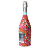 Pink & Orange Pumpkins Prosecco Bottle Wrap