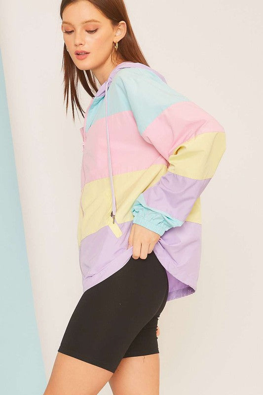 Cras Susie Pastel Striped Jacket — O O L O O P
