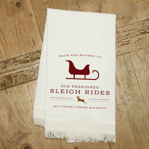 Sleigh Ride Tea Towel