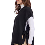 Tye Sweater Vest Black - One Size