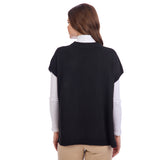 Tye Sweater Vest Black - One Size