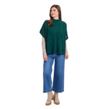 Green Claude Cable Knit Sweater