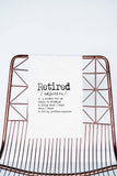 Retired Definition Funny Towel