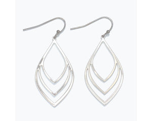 Silver Leaf Earrings