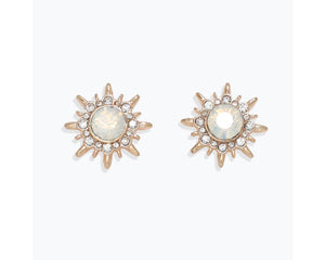 Crystal Sun Earrings