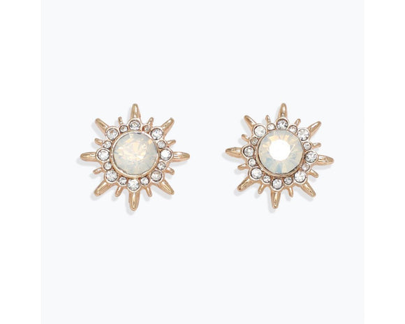 Crystal Sun Earrings