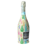 Timeless Christmas Trees Prosecco Bottle Wrap