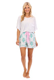 Sage Dahlia Pajama Shorts