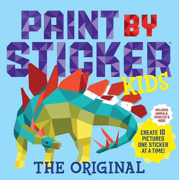 Paint By Stickers Blue Dino