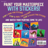 Paint By Stickers Blue Dino