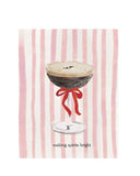 ESPRESSO MARTINI HOLIDAY - MAKING SPIRITS BRIGHT Card