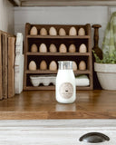 Milk Bottle Candle Coffee & Cream