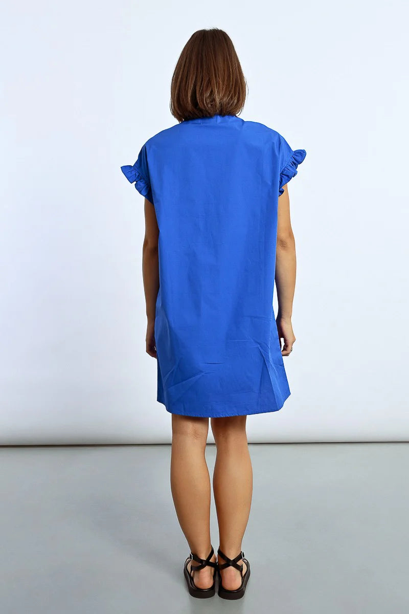 royal blue shirt dress for women Ready For The Sun Royal Blue Dress