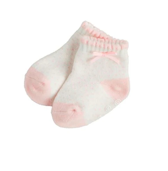 Dot Pink Baby Sock