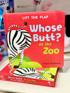 Whose Butt At The Zoo Book