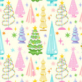 Timeless Christmas Trees Prosecco Bottle Wrap