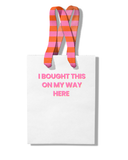 Paper Gift Bag | bought this on my way here
