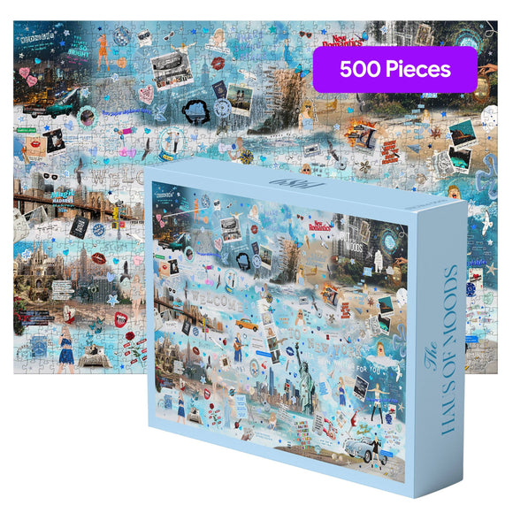 Taylor Swift 1989 Era Lyrics & Easter Eggs Jigsaw Puzzle©: 500 Pieces