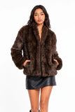Dark Brown Fur Jacket