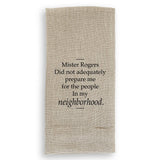 Mister Rogers: Dishtowel