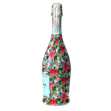 Holiday Bloom Prosecco Bottle Wrap