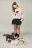 Beige Schnauzer Sweater