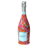 Pink & Orange Pumpkins Prosecco Bottle Wrap
