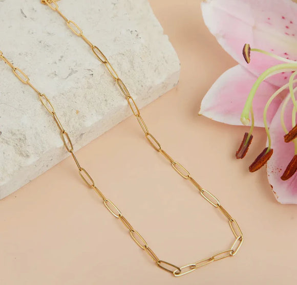 Gold - Clip Chain Necklace