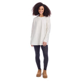 Libba Cream Swing Hem Top