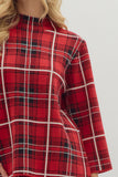Red Plaid Sweater