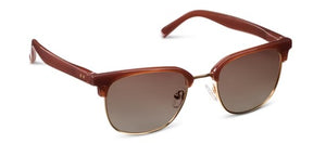 Peepers Polarized Sunglasses- Houston Sun- Brown +0.00