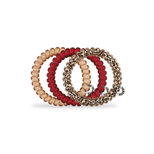 Wild Side Set of 3 Small Hair Teleties