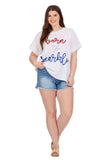 One Size - Born to Sparkle 4th of July Sparkle Top