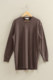 Dark Brown Comfy Sweater Dress