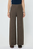 Soft Brown Elastic Waist Pants