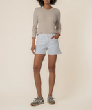 Optic White - Jane High Rise Long Short