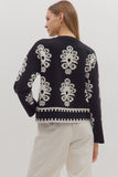 Black & White Pattern Sweater