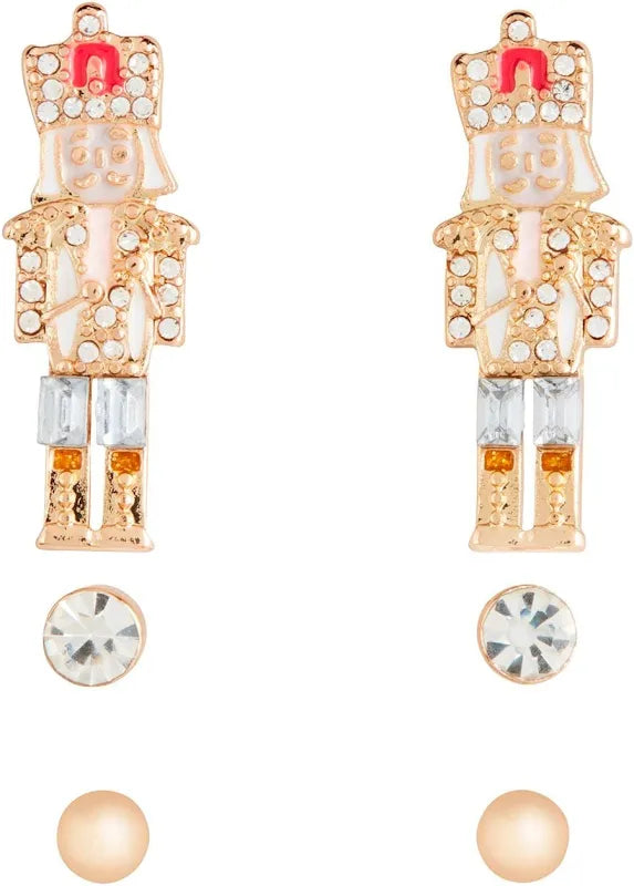 Holiday Icon Earrings - Nutcracker
