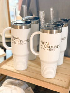 Real Housewives of Ball Ground Travel Cup with Handle