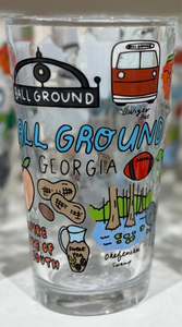 Ball Ground Themed Drinking Glass