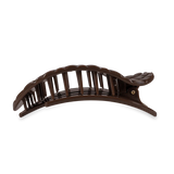 Truly Taupe Quilted Large Round Hair Clip