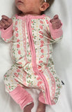 Meadow Dreams - Zipper Footie Pajamas