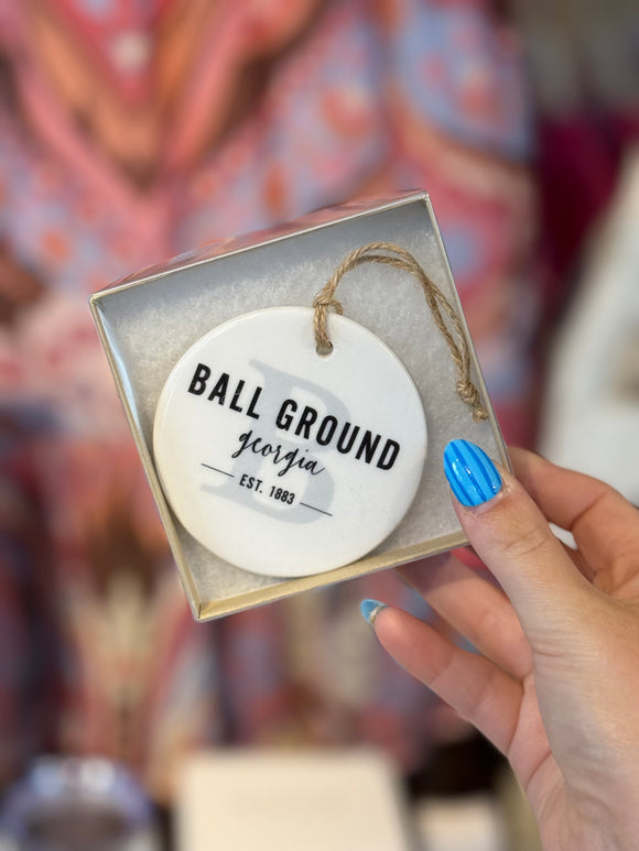 Ball Ground, Ga Est. 1883 Ornament